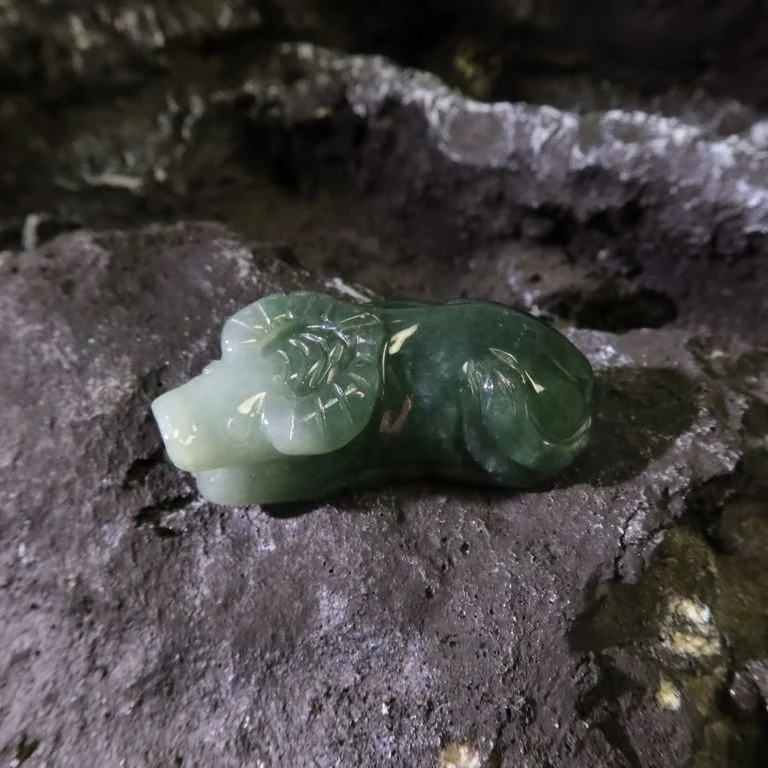 特色油青種牛牛扭轉乾坤小擺件 [單]