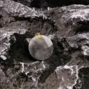山水墨烏雞圓無事牌18K吊墜