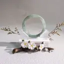 芙蓉湖水綠冰底飄黃翡圓條55.6mm
