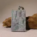 三國五虎上將烏雞帶綠掛牌擺件 [陳永泉大師作品-雙證]