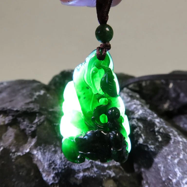 老藍水優雅天鵝掛件