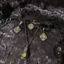 晴水綠寶瓶花首飾套裝