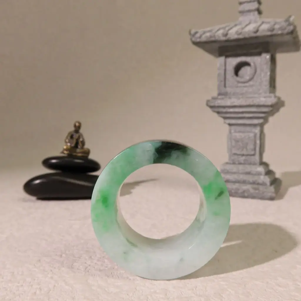 辣陽綠翡翠板指30號圈