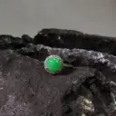 正陽滿綠蛋面戒指
