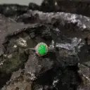 甜陽綠小蛋面經典款戒指