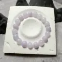 春彩淡粉紫卡10mm手串