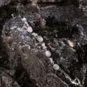 白冰粉紫相間小橢圓蛋面手鏈