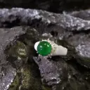 冰綠滿圓蛋面 [危地馬拉翡翠]